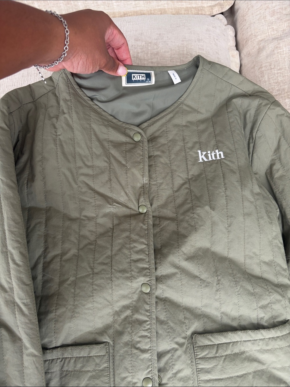 Kith Kids Quilted Liner 'Clover'